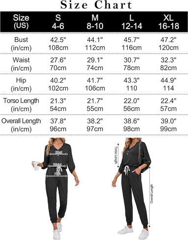 بدلة قفز نسائية من Yeshape قطعة واحدة كاجوال فضفاضة وطويلة مع خصر مطاطي برباط، بدلة رياضية مع جيوب in Kuwait