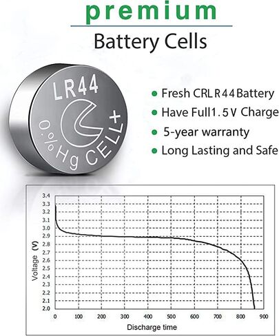 Beidongli LR44 Batteries AG13 357 high Capacity 1.5V Button Coin Cell Battery (20pack) in Kuwait