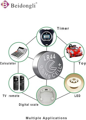 Beidongli LR44 Batteries AG13 357 high Capacity 1.5V Button Coin Cell Battery (20pack) in Kuwait