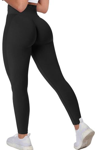 MOHUACHI Butt Lifting Workout Leggings for Women High Waisted Yoga Pants Scrunch Butt Gym Seamless Booty Tights in Saudi Arabia