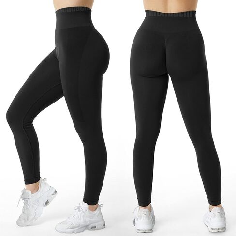 MOHUACHI Butt Lifting Workout Leggings for Women High Waisted Yoga Pants Scrunch Butt Gym Seamless Booty Tights in Saudi Arabia