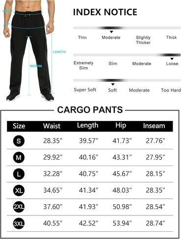بنطال رياضي رجالي من DIBAOLONG مفتوح من الأسفل وفضفاض ومستقيم لليوجا سروال رياضي كاجوال مع جيوب in Kuwait