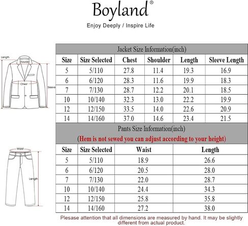 Boyland Boys 2 Pieces Suits Tuxedo Suit Shiny Sequins Peak Lapel Slim Fit Jacket Pants Party Performance in Kuwait