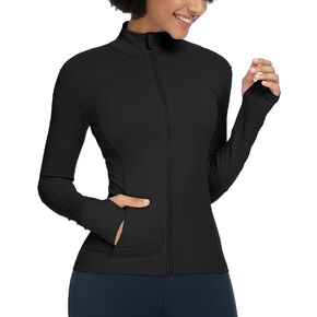 سترات الجري النسائية من QUEENIEKE، سترة رياضية للتمرينات الرياضية، سترة رياضية بسحاب كامل للنساء، بلوزة اليوغا in Kuwait