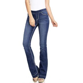 Cello Women's Juniors Mid Waist Skinny Fit Bootcut Pants in Saudi Arabia