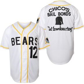 MESOSPERO Bad News Bears 12 Tanner Boyle 3 Leak 1976 Chico's Bail Bonds Movie Baseball Jersey Men