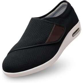 youyun Orthopedic Shoes for Women, Wide Fit Slip On Sneakers for Diabetics, Plantar Fasciitis and Swollen Feet Support, Lightweight Comfort and Breathable (Size 6-10)