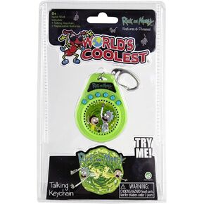 World's Coolest Rick and Morty Talking Keychain,Multi,Miniature in Kuwait