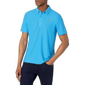 Lacoste Mens Sport Short Sleeve Jacquard Techincal Polo Shirt in Saudi Arabia