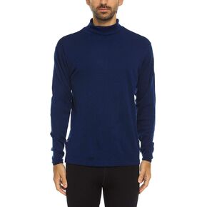 100% Merino Wool Mens Turtleneck - Midweight Long Sleeve Base Layer in Kuwait