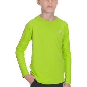 قمصان شمسية للأولاد الشباب Rashguard - قميص خفيف الوزن بأكمام طويلة/قصيرة بعامل حماية من الشمس 50+ in Kuwait