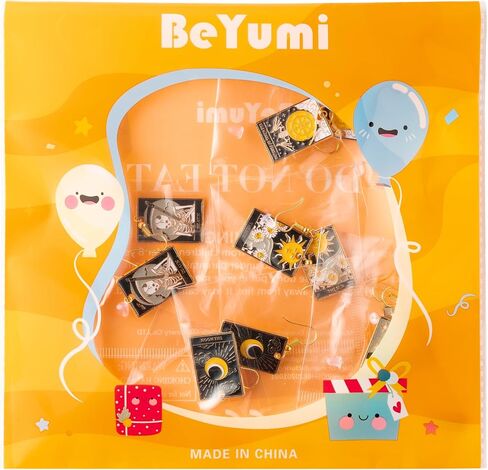 beyumi 5 أزواج بطاقات التارو تتدلى الأقراط للنساء علم التنجيم العرافة سحر محظوظ تميمة خمر سبيكة قطرة تتدلى الأقراط هيبوالرجينيك الفرنسية هوك التارو المجوهرات الهدايا للمراهقات الفتيات in Saudi Arabia