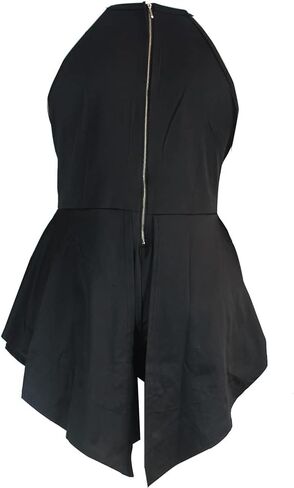 ANICECUT Plus Size Rompers for Women Pants Casual Summer Sexy Halter Neck Jumpsuit Shorts Sleeveless Dressy Elegant in Saudi Arabia