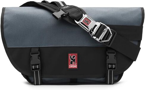 Chrome Industries Mini Metro Messenger Bag - 13 Inch Laptop Satchel with Signature Belt Buckle Closure, 20.5 Liter in Saudi Arabia
