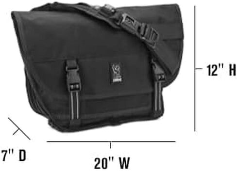 Chrome Industries Mini Metro Messenger Bag - 13 Inch Laptop Satchel with Signature Belt Buckle Closure, 20.5 Liter in Saudi Arabia