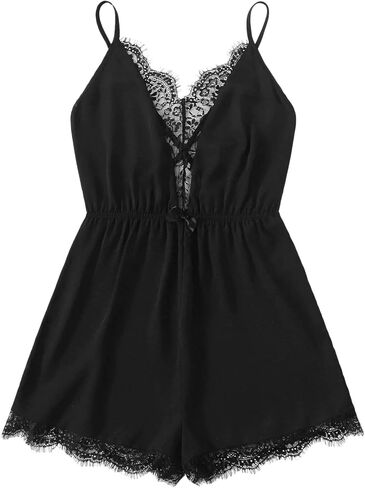 بدلة قفز نسائية من SweatyRocks بطبعة زهور ورقبة على شكل حرف V مع حزام in Kuwait