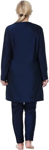 ملابس سباحة إسلامية بمقاس كبير للنساء من Rash Guard، سروال علوي مع حجاب/قبعة in Kuwait