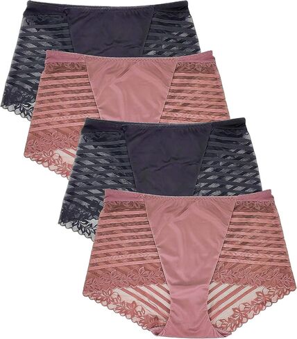 Lace Boy Shorts Underwear for Women Small to Plus Size Sexy Panties in Saudi Arabia