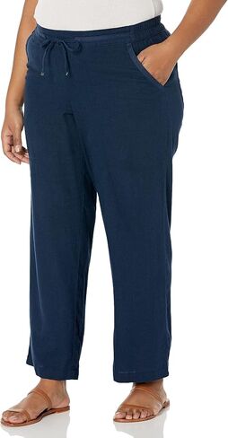 EVANS Women's Plus Size Trouser Linen Visc in Saudi Arabia