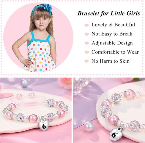 PINKDODO Birthday Gifts for 4-10 Year Old Girl Bracelet Jewelry Gifts in Saudi Arabia