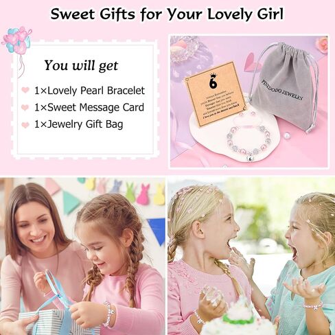 PINKDODO Birthday Gifts for 4-10 Year Old Girl Bracelet Jewelry Gifts in Saudi Arabia