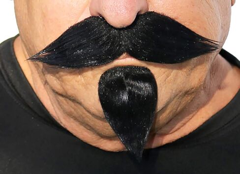 Realistic Napoleon III Imperial Fake Mustache and Goatee Beard, Self Adhesive Costume Facial Hair in Saudi Arabia