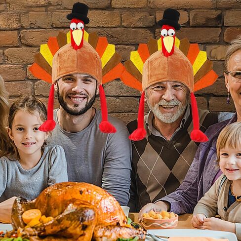 Thanksgiving Turkey Hats Turkey Cap for Men WomenThanksgiving Night Event Dress-up Cosplay Costume Accessories in Kuwait