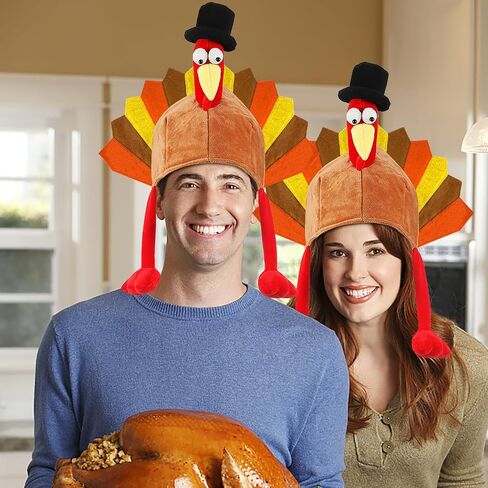 Thanksgiving Turkey Hats Turkey Cap for Men WomenThanksgiving Night Event Dress-up Cosplay Costume Accessories in Kuwait