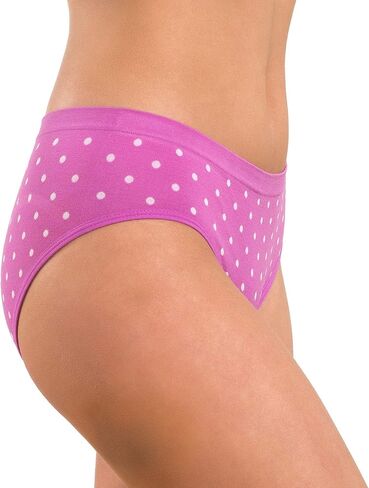 مجموعة Alyce Ives Intiments مكونة من 12 بيكيني نسائي بدون خياطة مع نقاط وخطوط منقطة in Kuwait