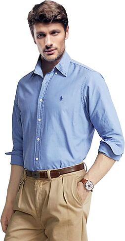 POLO Men's Long Sleeve Classic Oxford Shirt in Saudi Arabia