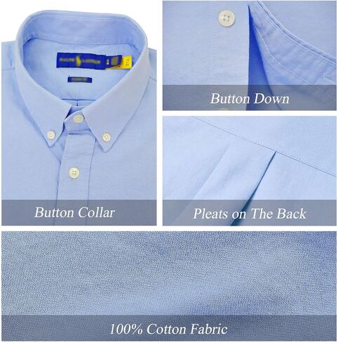 POLO Men's Long Sleeve Classic Oxford Shirt in Saudi Arabia
