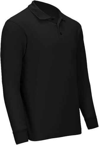قمصان بولو بأكمام طويلة للرجال من Premium Wear - قمصان بولو مقاومة للبقع للرجال in Kuwait