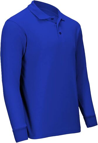 قمصان بولو بأكمام طويلة للرجال من Premium Wear - قمصان بولو مقاومة للبقع للرجال in Kuwait