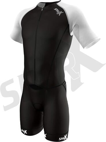 بدلة Sparx للرجال Elite Aerosuit Triathlon بدلة ثلاثية الأكمام للرجال بأكمام قصيرة in Kuwait