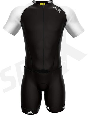 بدلة Sparx للرجال Elite Aerosuit Triathlon بدلة ثلاثية الأكمام للرجال بأكمام قصيرة in Kuwait