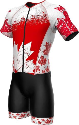 Sparx Mens Elite Aerosuit Triathlon Suit Mens Short Sleeve Tri Suit Skinsuit in Saudi Arabia