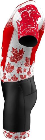 Sparx Mens Elite Aerosuit Triathlon Suit Mens Short Sleeve Tri Suit Skinsuit in Saudi Arabia