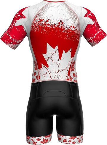 Sparx Mens Elite Aerosuit Triathlon Suit Mens Short Sleeve Tri Suit Skinsuit in Saudi Arabia