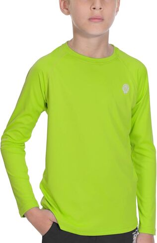 قمصان شمسية للأولاد الشباب Rashguard - قميص خفيف الوزن بأكمام طويلة/قصيرة بعامل حماية من الشمس 50+ in Kuwait