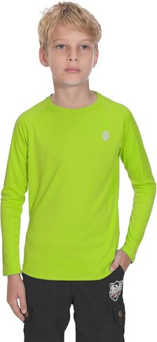 قمصان شمسية للأولاد الشباب Rashguard - قميص خفيف الوزن بأكمام طويلة/قصيرة بعامل حماية من الشمس 50+ in Kuwait