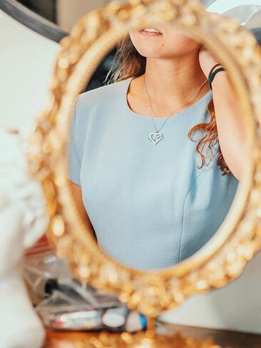 Sash & Soph Infinity Heart Necklace for Women. 925 Sterling Silver Heart Necklace for Girlfriend, Love Heart Pendant on 18" Chain with 2" Extender (Rose Gold or Gold Plated) in Kuwait