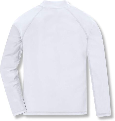 TSLA Boy's and Girl's Long Sleeve Zipper Rash Guard, UPF 50+ UV/Sun Protection Swim Shirts, Quick Dry Water Swimsuit Top in Saudi Arabia