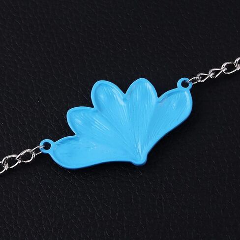 Lipeed Miraculous Jewelry Blue Peacock Necklace, Blue Snake Bangle, Anime Peripheral Jewelry Necklace Bracelet Set Movie Game Jewelry Gift for Girls in Saudi Arabia