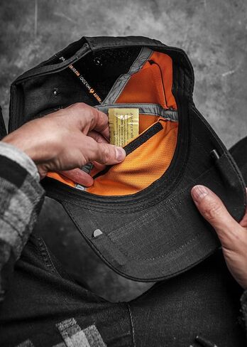 Wazoo كاش كاب | السفر، قبعة حمل تكتيكية وكل يوم | 6 جيوب مخفية للنقود والمستندات والمفاتيح والأدوات في حالات الطوارئ in Kuwait