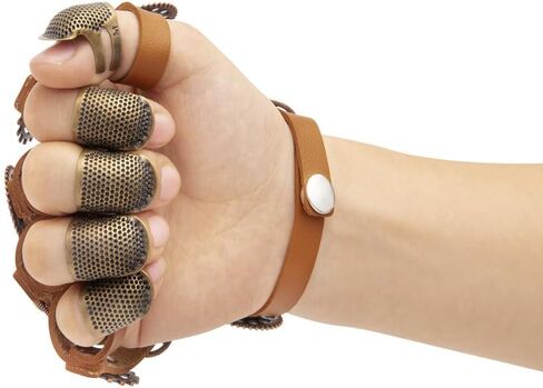 مجموعة قفازات ستيمبنك من شياو تشينغ مينغ تشو ستيمبنك من العصور الوسطى للنساء والرجال، اكسسوارات ملابس القراصنة التنكرية للهالوين، بني، مقاس L in Kuwait