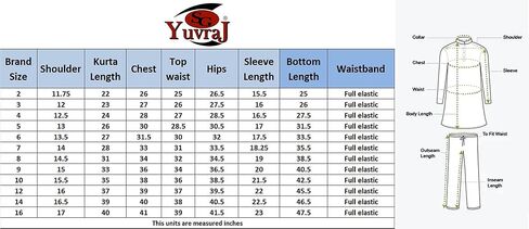 بيجامة كورتا كيدز هندية من إس جي يوفراج للأولاد in Kuwait
