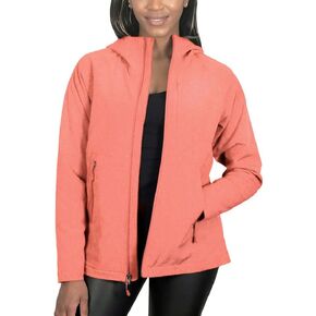 Kirkland Signature Women's Softshell Jacket, Orange Heather, Medium in Saudi Arabia