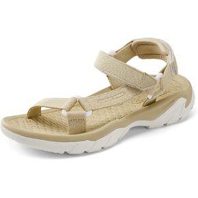 DREAM PAIRS Hiking Sandals Women, Comfortable Walking Sandals with Adjustable Hook and Loop Strap, Quick-Drying Sports Summer Beach Outdoor Light Weight Water Shoes