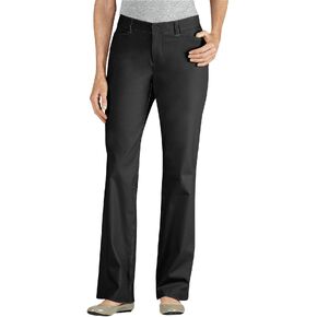 Dickies Women's Curvy Straight Leg Stretch Twill Pant