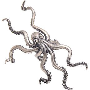 Paialco 925 Sterling Silver Gothic Octopus Ear Cuff Clip On Earring in Saudi Arabia